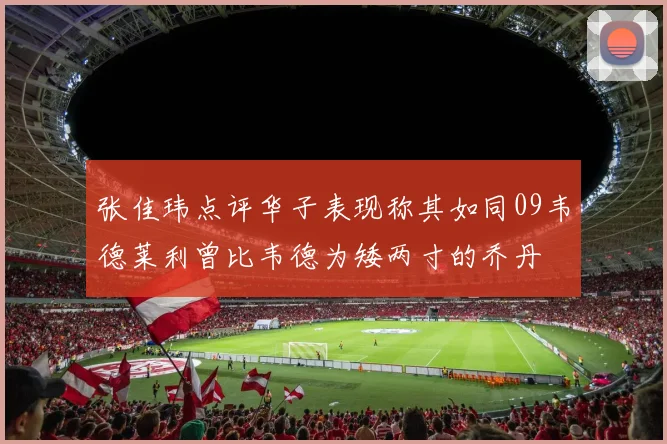 张佳玮点评华子表现称其如同09韦德莱利曾比韦德为矮两寸的乔丹